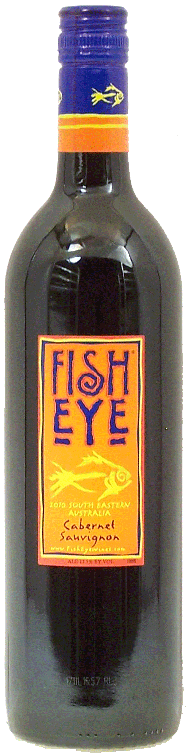 Fish Eye  cabernet sauvignon wine of south eastern australia, 13.5% alc. by vol. Full-Size Picture